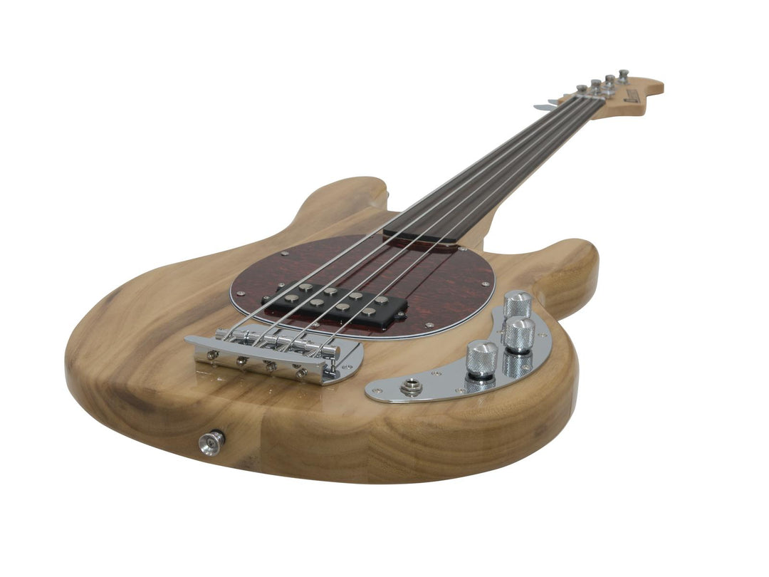 DiMavery MM-501 Electric Bass, Bandless, Natural watch