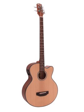DiMavery AB-455 Basso acustico, 5 corde, Naturale