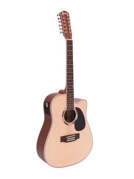 DiMavery DR-612 Chitarra Western 12 corde (Naturale)