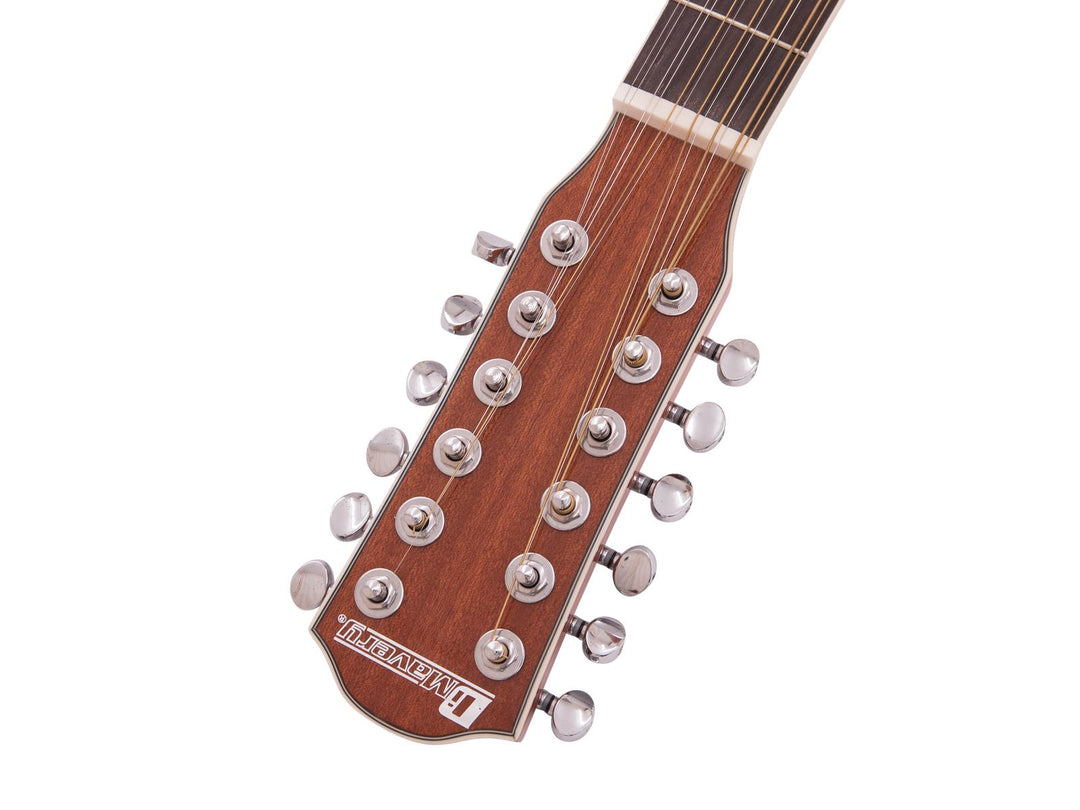 DiMavery DR-612 Chitarra Western 12 corde (Naturale)
