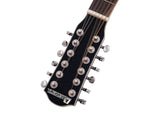 DiMavery DR-612 Chitarra Western 12 corde (Nero)