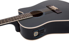 DiMavery DR-612 Chitarra Western 12 corde (Nero)