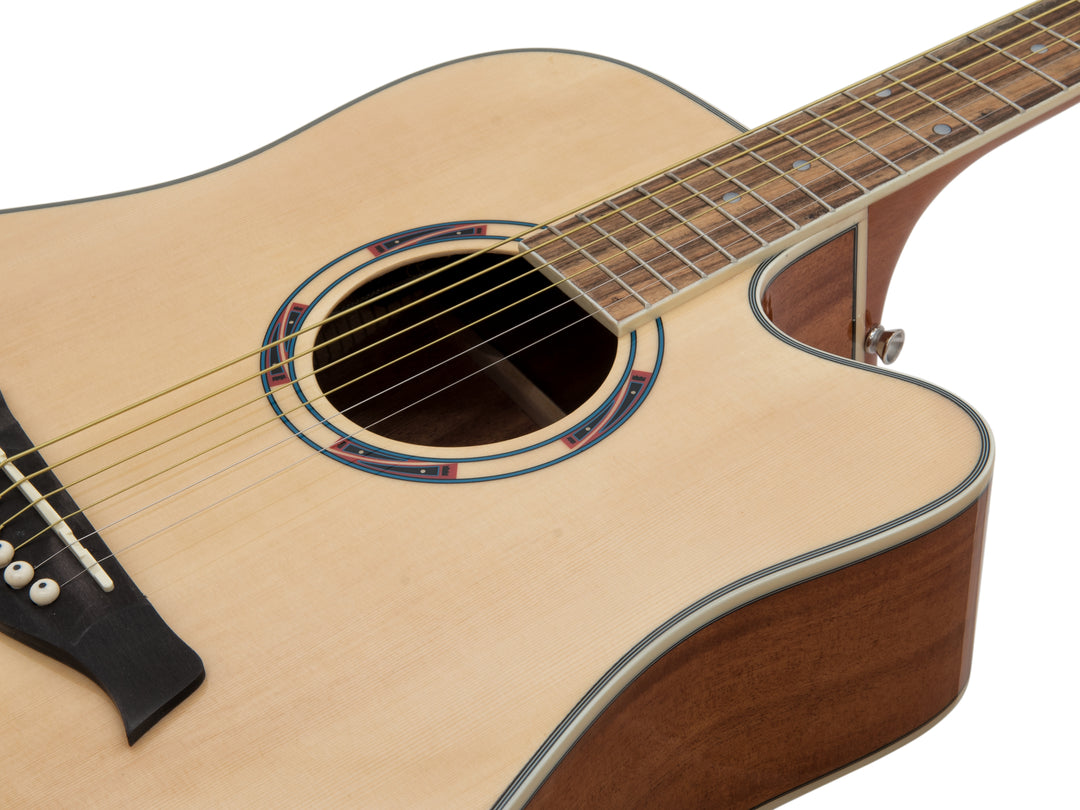 DiMavery JK-500 Chitarra Western (Naturale)