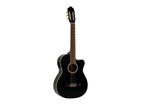 DiMavery CN-600E Chitarra classica spagnola (Nero)