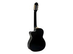 DiMavery CN-600E Chitarra classica spagnola (Nero)