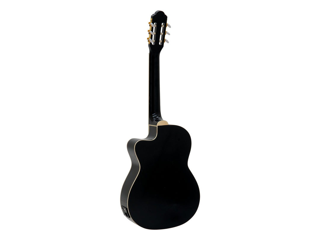 DiMavery CN-600E Chitarra classica spagnola (Nero)