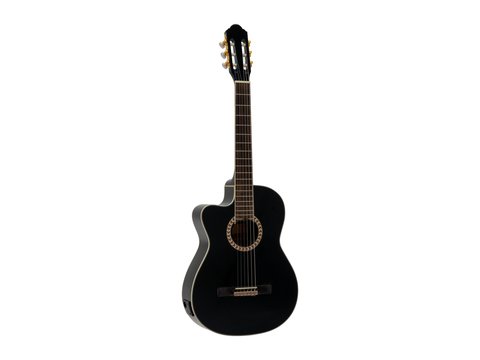 DiMavery CN-600L Chitarra classica spagnola (Nero)