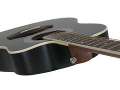 DiMavery RB-300 Chitarra Roundback (Nero)