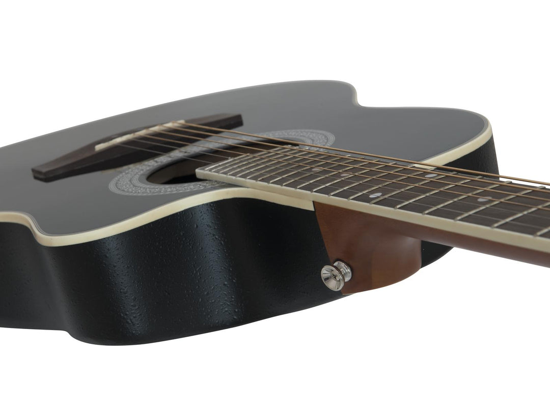 DiMavery RB-300 Chitarra Roundback (Nero)