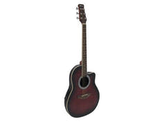 DiMavery RB-300 Roundback Guitar - Red