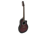 DiMavery RB-300 Roundback Guitar - Red
