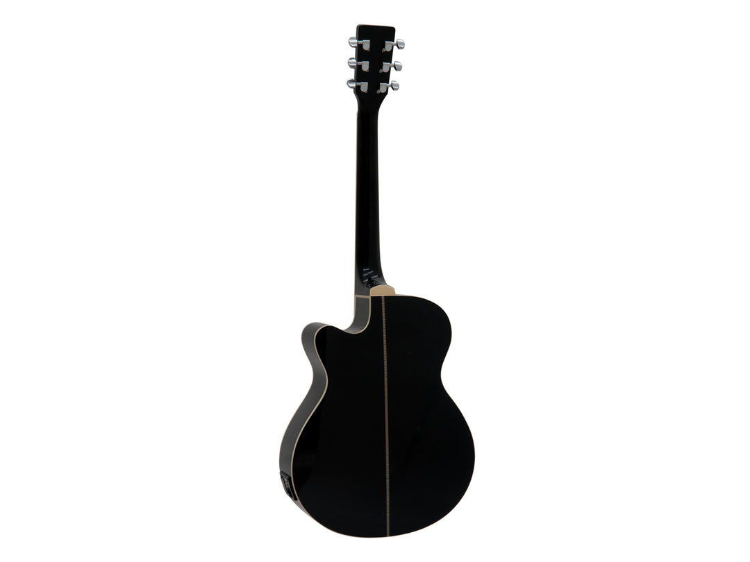 DiMavery AW-400 Chitarra Western (Nero)