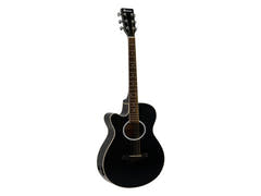 DiMavery AW-400 Chitarra Western LH (Nero)