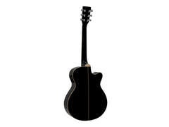 DiMavery AW-400 Chitarra Western LH (Nero)