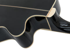 DiMavery AW-400 Chitarra Western LH (Nero)