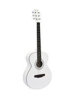 DiMavery AW-303 Chitarra Western (Bianco)