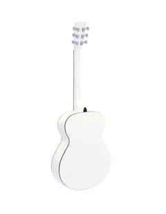 DiMavery AW-303 Chitarra Western (Bianco)
