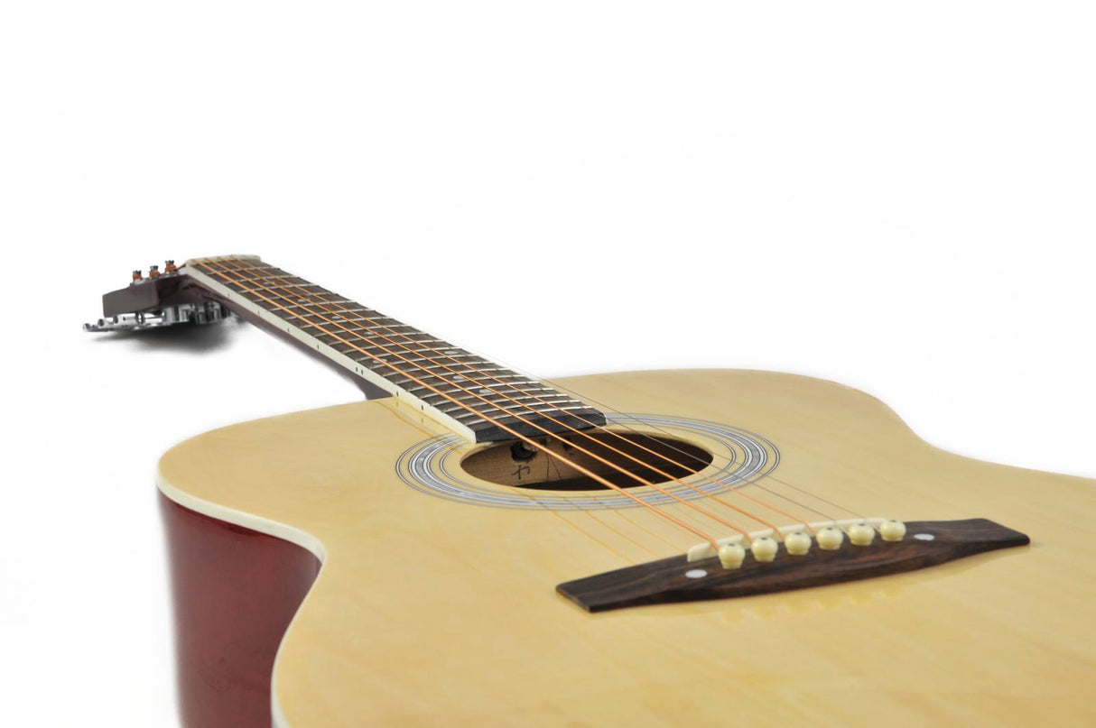 DiMavery AW-303 Chitarra Western (Naturale)