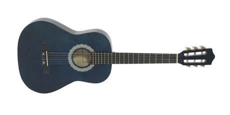 DiMavery AC-303 Classical Spanish Guitar 3/4 (Blue)
