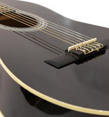 DiMavery AC-303 Classical Spanish Guitar 3/4 (Black)