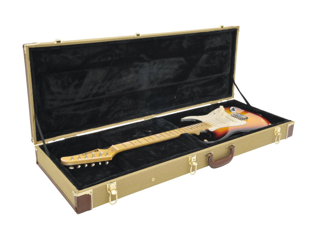 DiMavery Flightcase per Chitarra elettrica, tweed