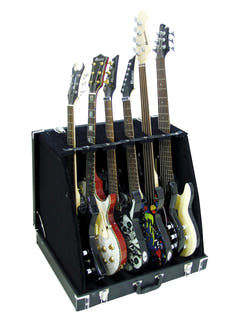DiMavery Flightcase Supporto per 6 Chitarre