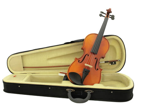 DiMavery Violino per Bambini 3/4 con Arco e Custodia