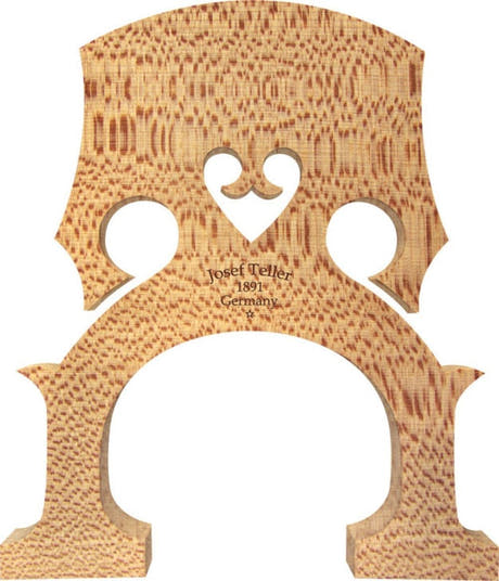 Teller ponticello per violoncello modello tedesco n. 9, 4/4, non verniciato