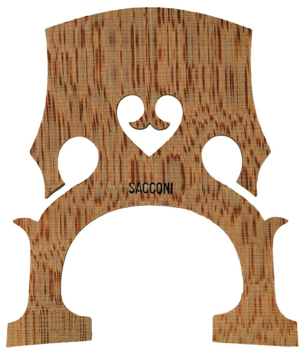 GEWA ponticello per violoncello modello Sacconi, Luxe, larghezza base 92 mm