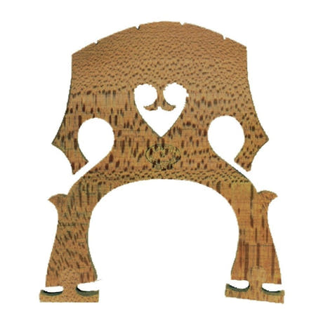 Aubert ponticello per violoncello con piede flessibile, 1/2, larghezza del piede 74 mm