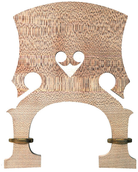 Ponticello per contrabbasso Teller Altezza regolabile - 4/4: altezza massima del ponticello 22 cm, min. 20 cm (larghezza del piede 160)
