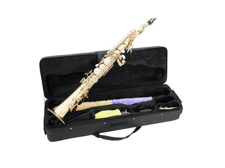 DiMavery SP-10 Bb Sassofono Soprano, Oro