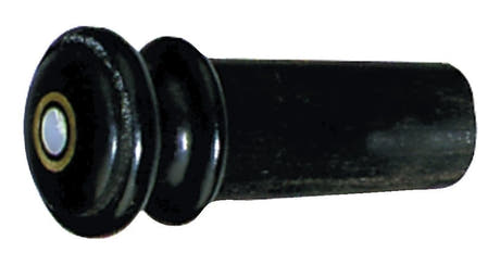 GEWA bottone terminale in ebano per violino 4/4 e 3/4, occhiello