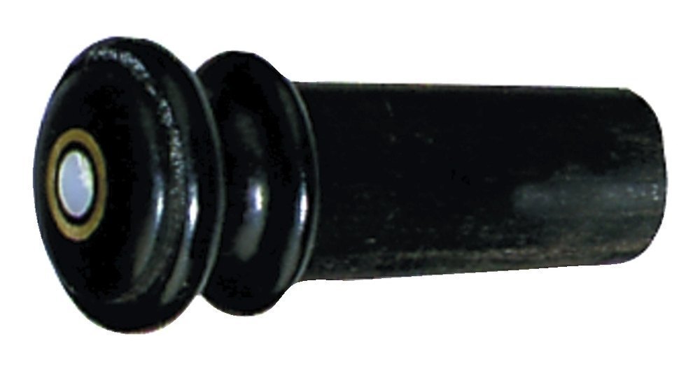 GEWA bottone terminale in ebano per violino 4/4 e 3/4, occhiello