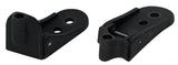 Kun supporto per piede basso per spalliera Collapsible Mini, nero