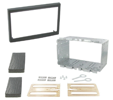 CT23PE01A Cornice 2-DIN per Citroen, Fiat, Peugeot e Toyota