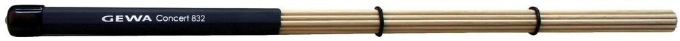 GEWA rods con 19 bacchette in faggio e impugnatura in gomma (coppia)