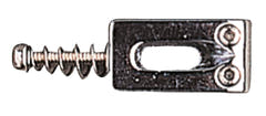 Partsland Saddles per modelli Stratocaster - larghezza 10,8 mm, cromati