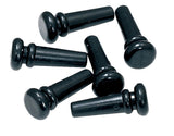 GEWA bottone terminale in PVC nero per chitarre, 6 pz.