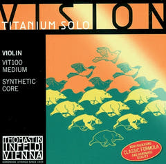 Thomastik-Infeld corde per Violini Vision Titanium solo con anima sintetica - Medium (VIT100)