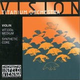 Thomastik-Infeld Violin strings Vision Titanium ochestra synthetic core - Stahl blank (VIT01o)