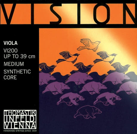 Corde Thomastik-Infeld per viola Vision con anima sintetica - Medium (VI200)
