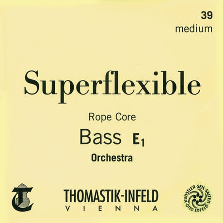 Thomastik-Infeld Double bass strings Superflexible rope core - H/B (38S)