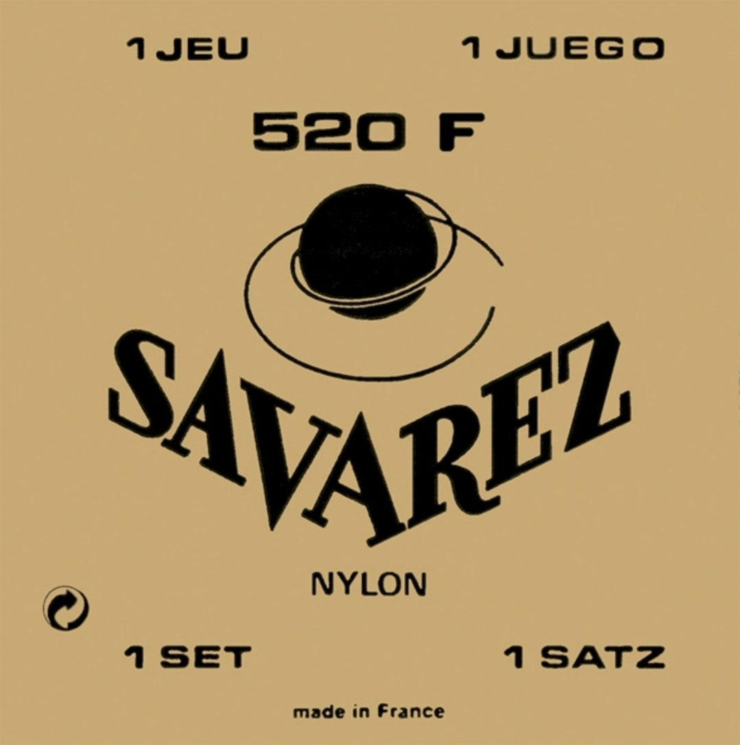 Savarez Strings for classic chitarre Traditional concert 520 - Set normal G3w (520F)