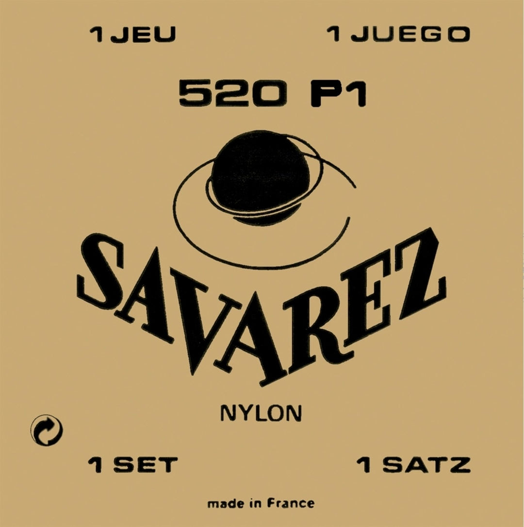 Savarez Strings for classic chitarre Traditional concert 520 - Set normal Treble w (520P1)