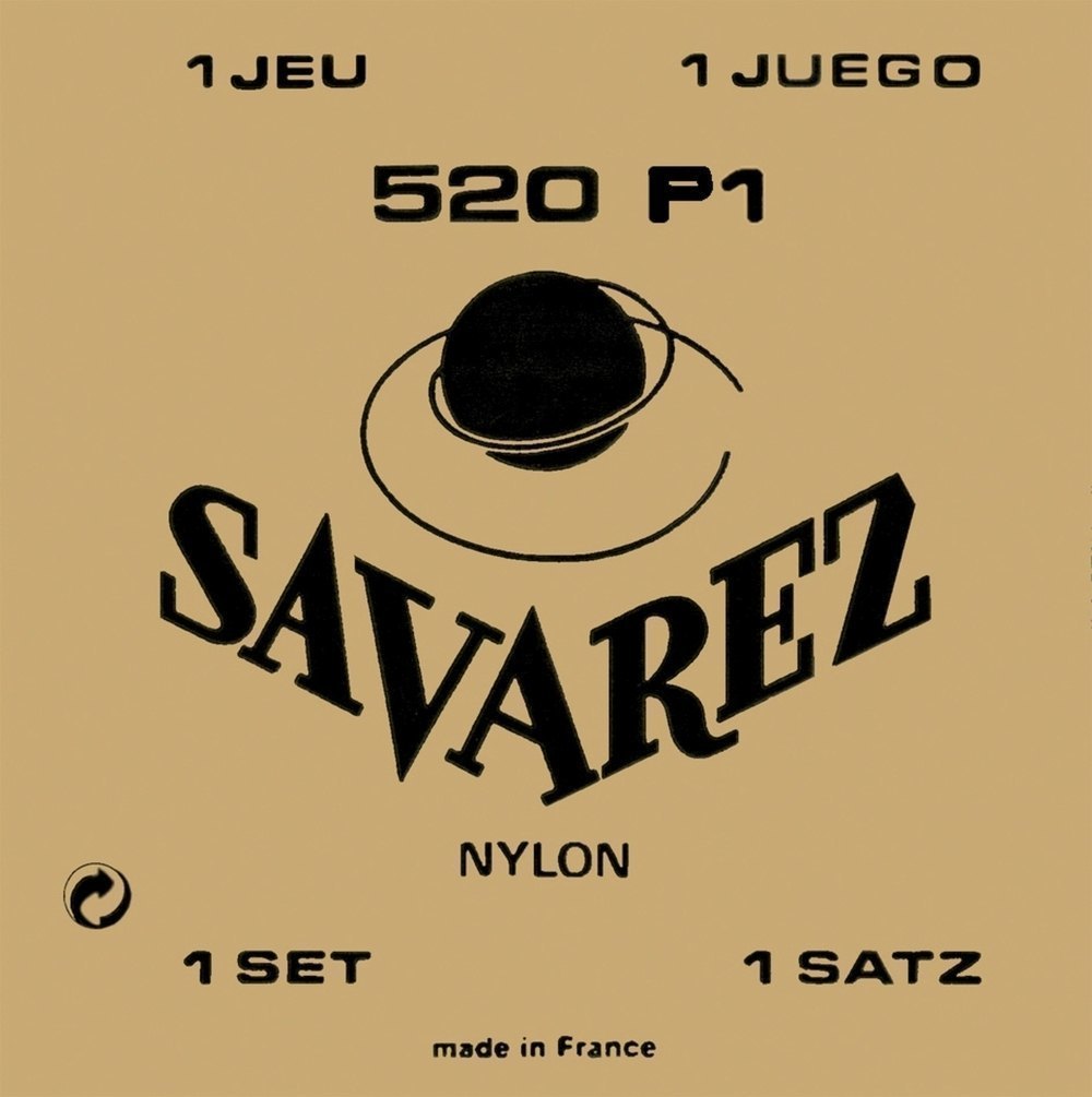 Savarez 511R corda E1 rivestita in plastica per chitarra classica, 520P1