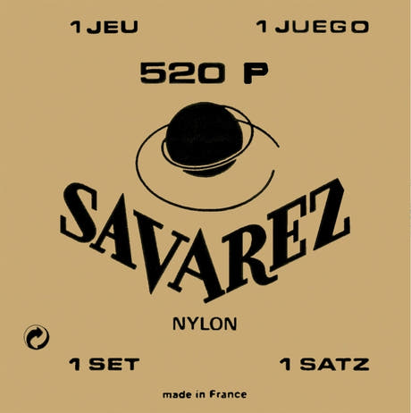 Savarez Strings for classic guitar Traditional concert 520 - Set normal H/B2 + G3 w (520P)