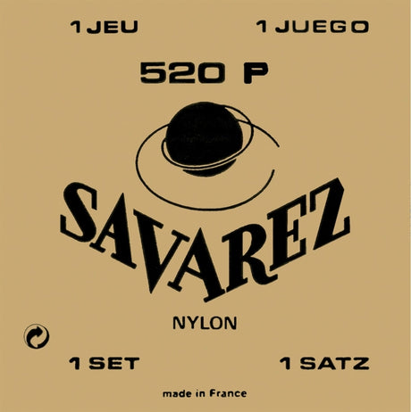 Savarez Strings for classic guitar Traditional concert 520 - Set normal H/B2 + G3 w (520P)