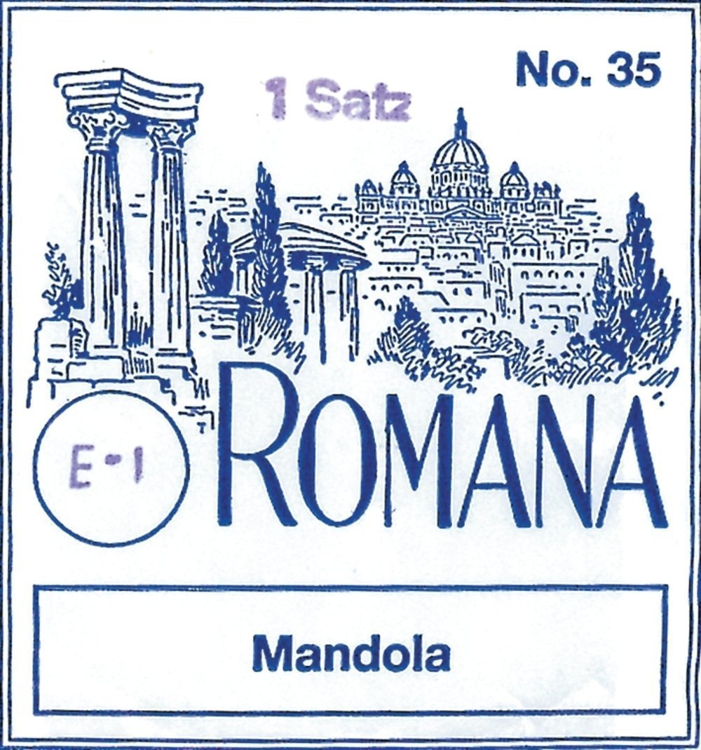 Romana corda per mandola A, .026", cromonichel avvolto piatto