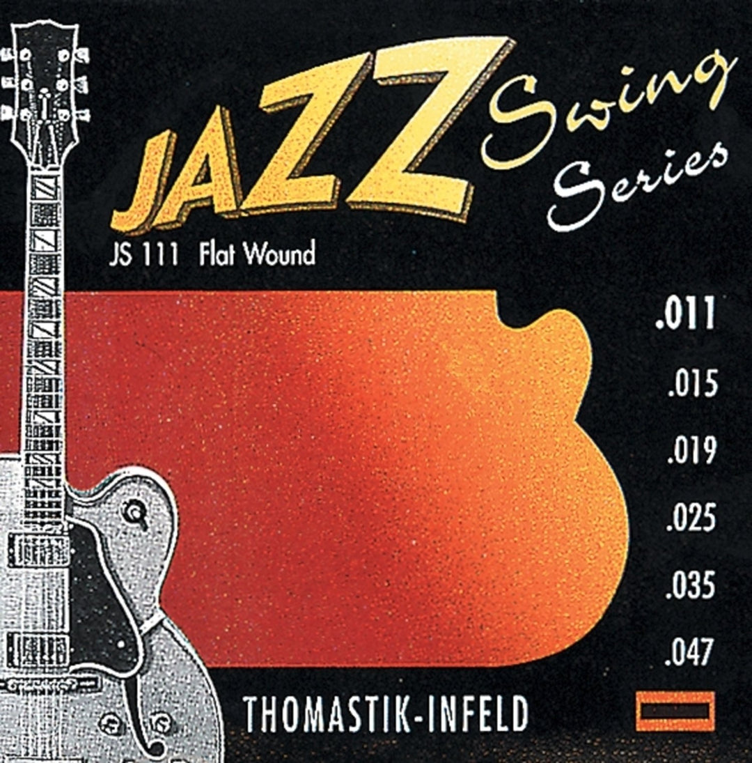 Thomastik-Infeld Strings per chitarre elettriche Jazz Swing Series Nickel Flat Wound - Set 011 flatwound (JS111)